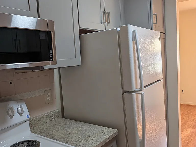 new stove, dishwasher, microwave