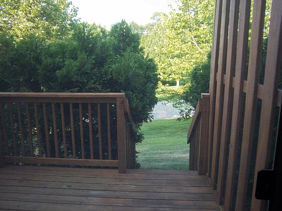 Deck overlooking grounds