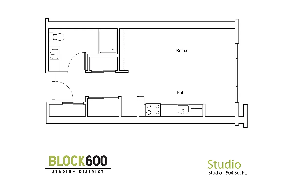 Floor plan Studio