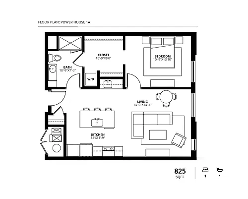 Floor plan Power House 1A