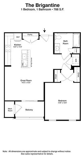 Floor plan Brigantine
