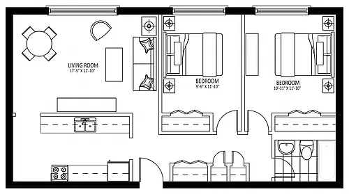 Floor plan 106