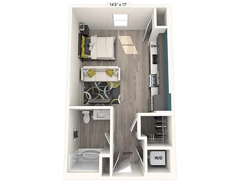 Floor plan S5-FinishII-524sf