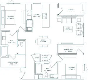 Floor plan B3