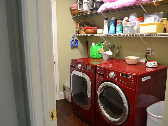 Large inside laundry room