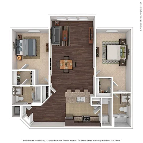 Floor plan E 2X2