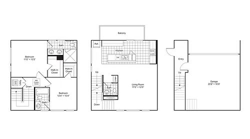 Floor plan One Cabell Park: B5