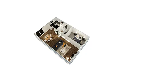Floor plan 1X1
