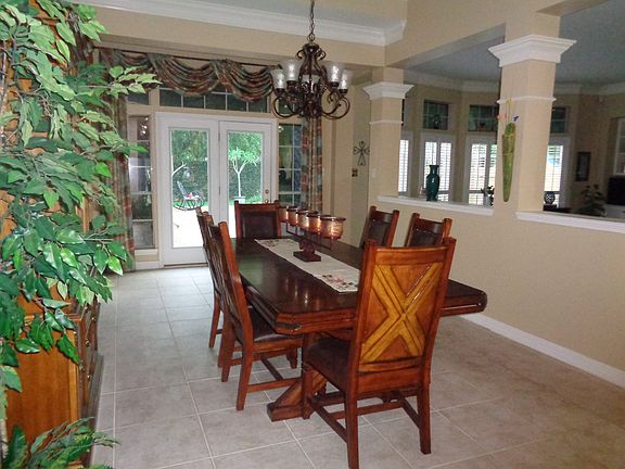 Dining Room opens to pool