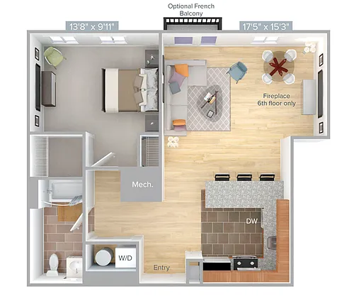 Floor plan A4-739