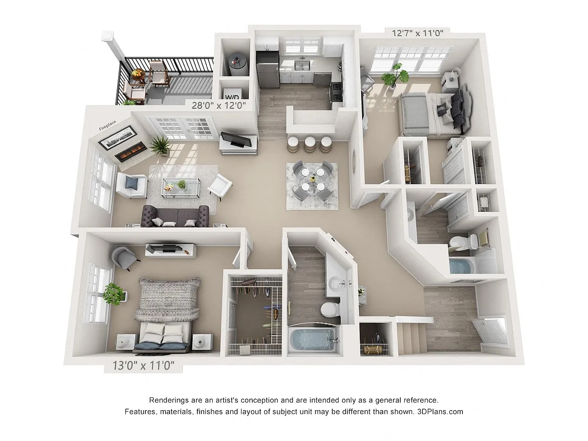 Floor plan Montpelier - Renovated
