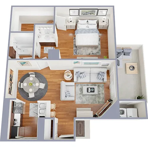Floor plan 1X1