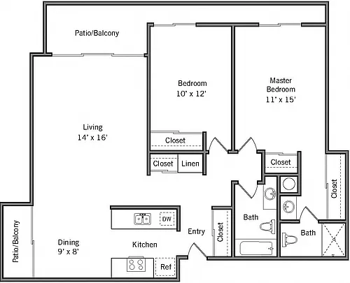 Floor plan 2G