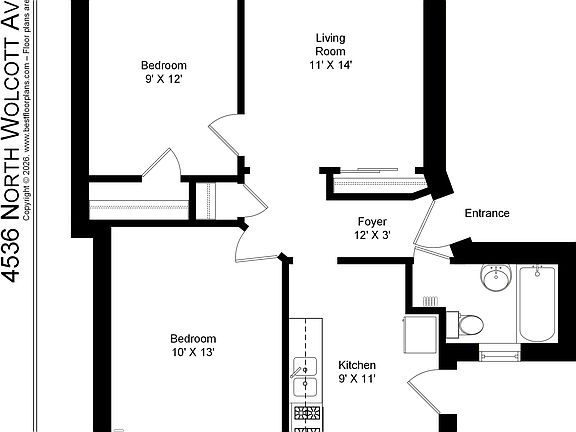 3rd image of 4538 N Wolcott Ave #4536-1A