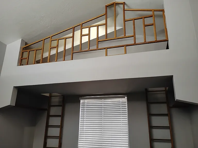Guest bedroom number 2, Kids bedroom with second level sleep over access for third bed.