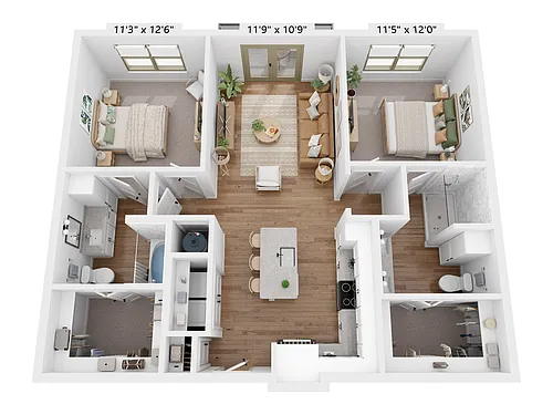 Floor plan B1
