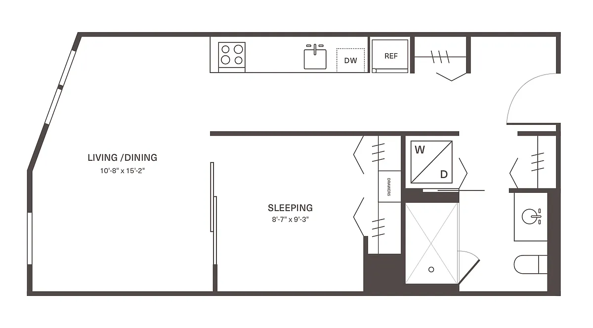 Floor plan M1B