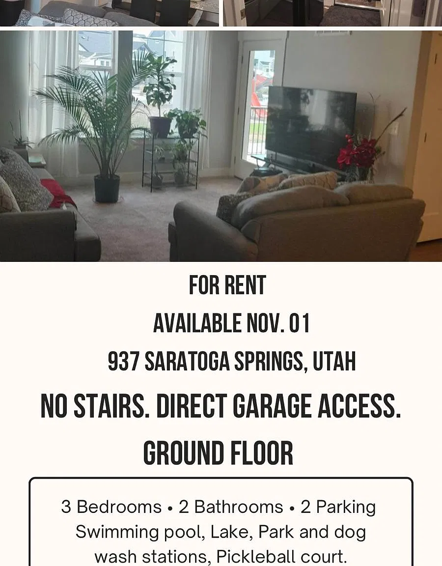 3 bed, 1233 sqft, $1,900 — Photo 1