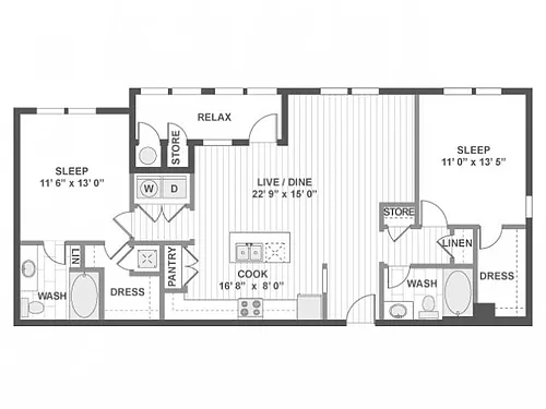 Floor plan Santa Barbara