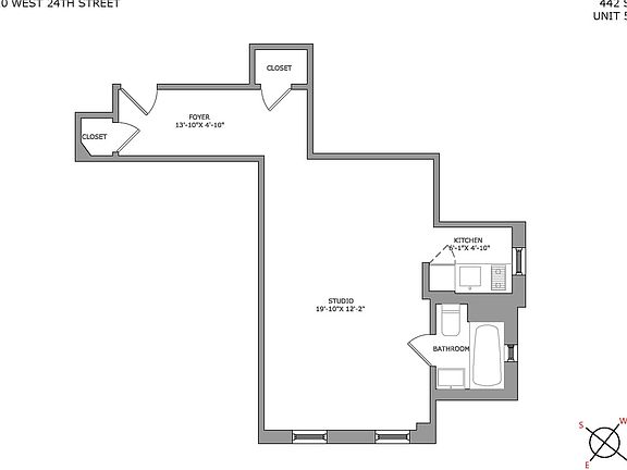 2nd image of 220 W 24th St #2205T