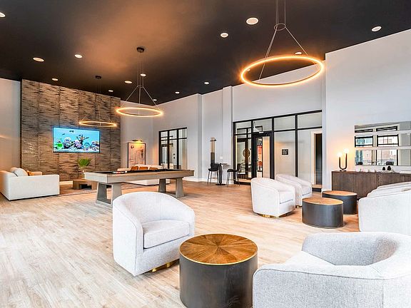 Experience luxury and relaxation in this modernly designed lounge area.