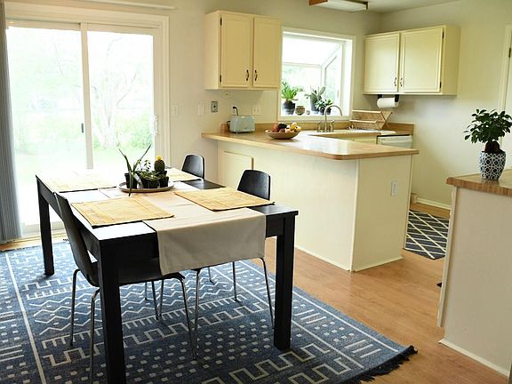 Dining and kitchen