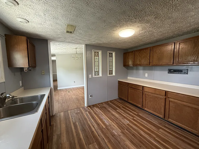 Kitchen with view of Dining Area