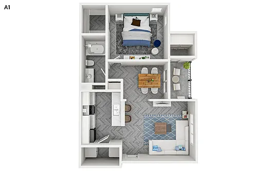 Floor plan A1G
