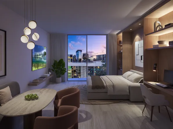 Residence 4, Studio, 2204 Plan, Viceroy Brickell The Residences Miami