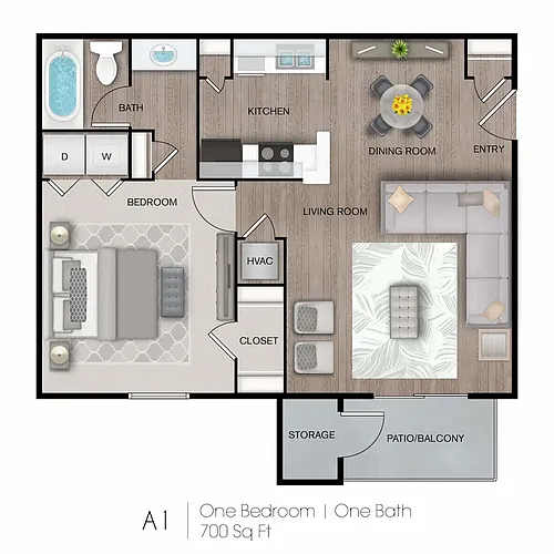 Floor plan Elm - A1