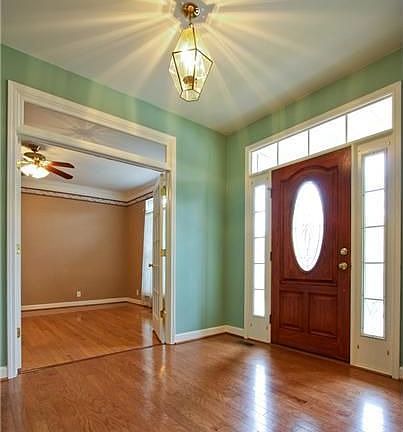Entry Foyer Open to Office and Formal Dining Room