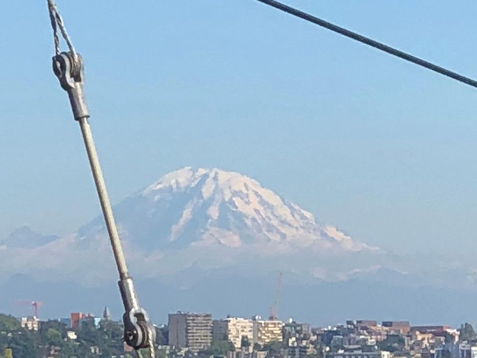 Mount Rainier view from Deck
