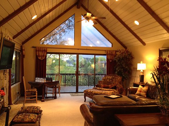 beamed vaulted ceiling