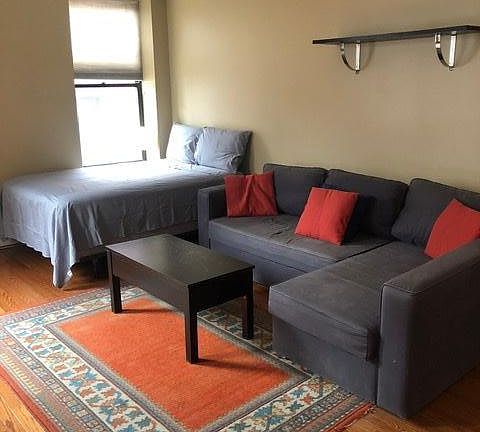 LShaped sofa and bed