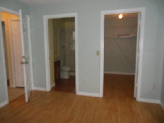 Master bath and walk in closet