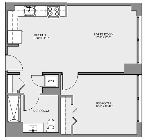 Floor plan 1B