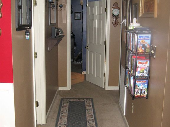 hallway to bathroom and 3 bedrooms
