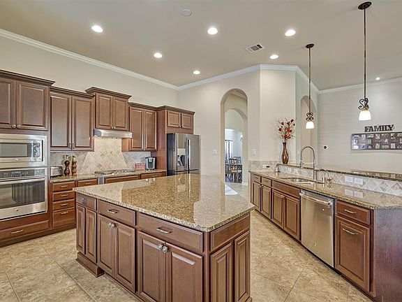 The kitchen takes center stage.