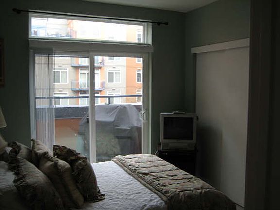 Bedroom with patio