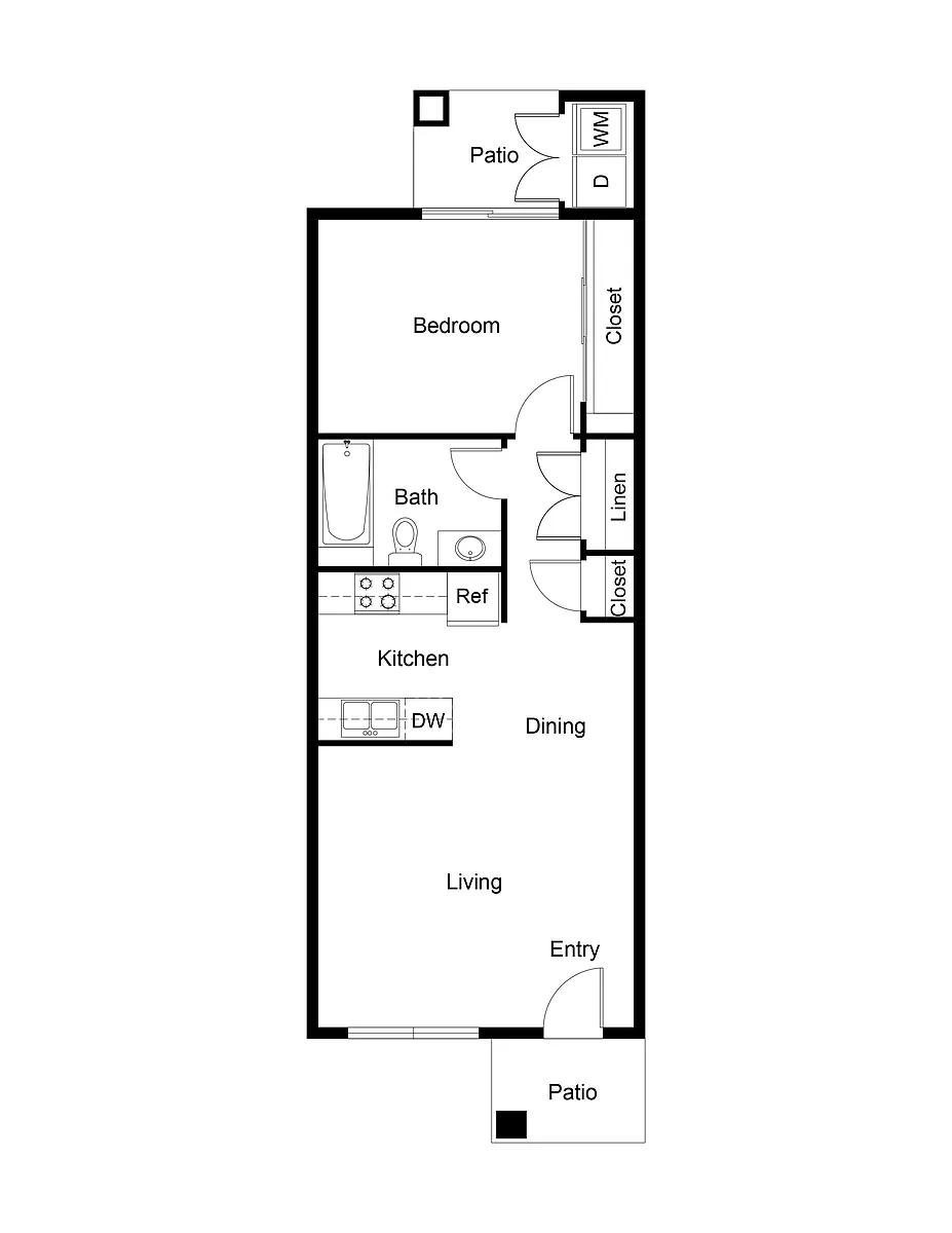 Floor plan A 60