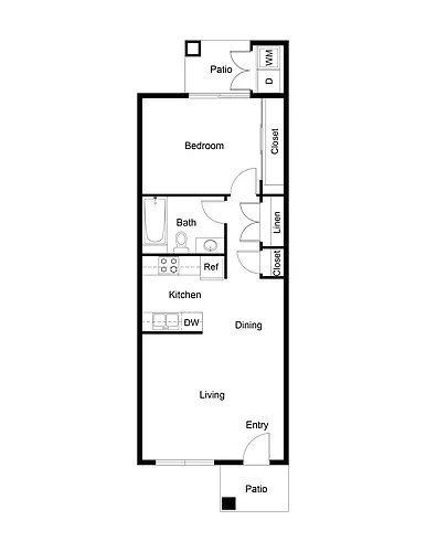 Floor plan A 60