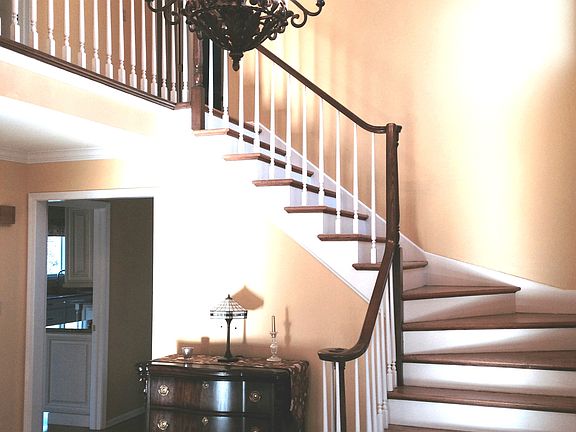 Two Story Foyer Travertine 