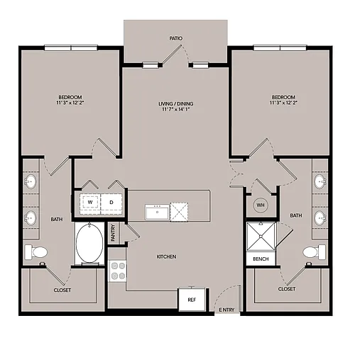 Floor plan B1-1093sf