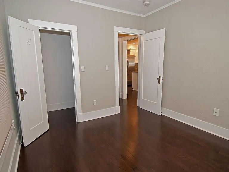 Front Bedroom (10'10" x 9'9") with walk-in closet