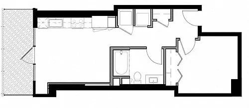 Floor plan Jr w/ Balcony