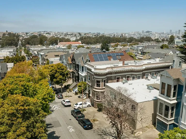 Aerial view of building