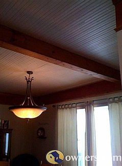 Stunning dining room woodwork