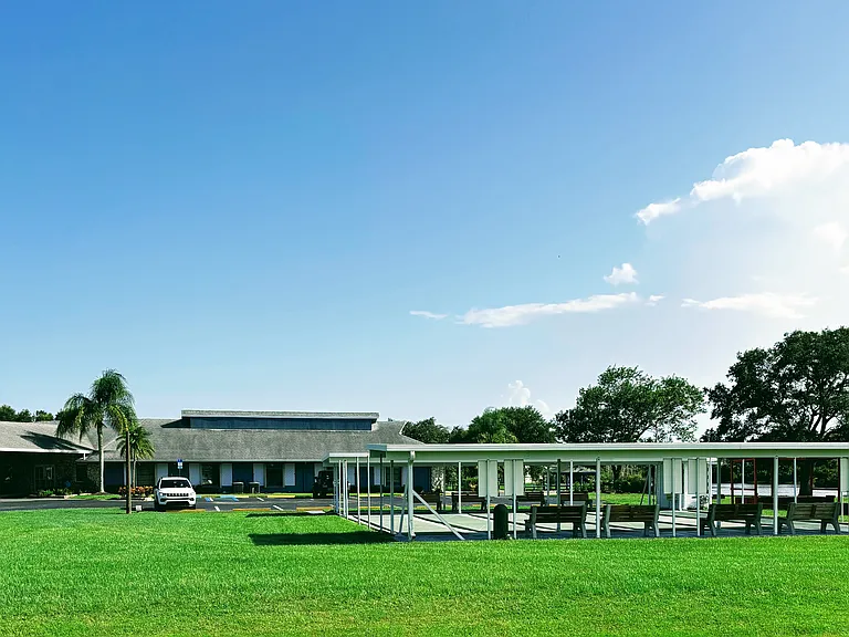 Just steps from the pool and clubhouse