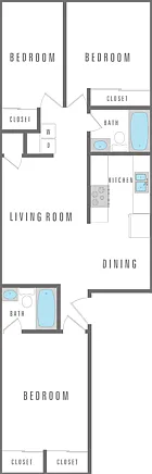 3 Bedroom 2 Bath 3 Bedroom 2 Bath