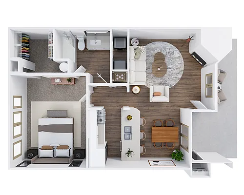 Floor plan 1X1
